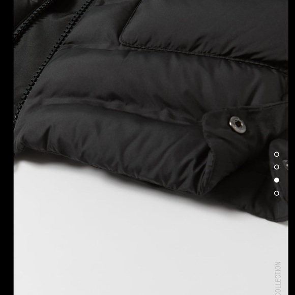 Zara Black Heat Sealed Long Vest - Picture 4 of 10